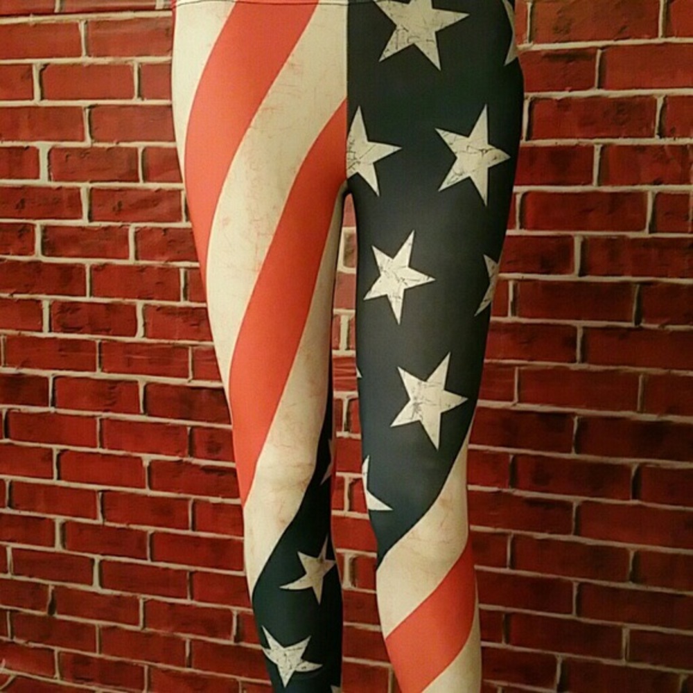 ⭐️Discount Shipping⭐️ 🇺🇸American Flag Leggings